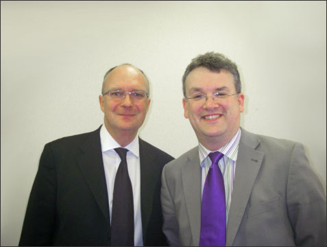 英シリコンサウスウェストのSimon Bond(左)とNick Flahery
