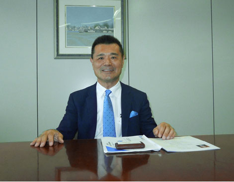 図1 エイブリック代表D締役社長兼CEOの石合信
