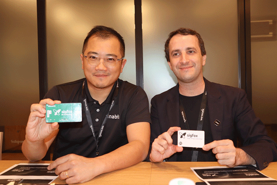 UnaBiz社 Henri Bong CEOとAlexis SussetCTO