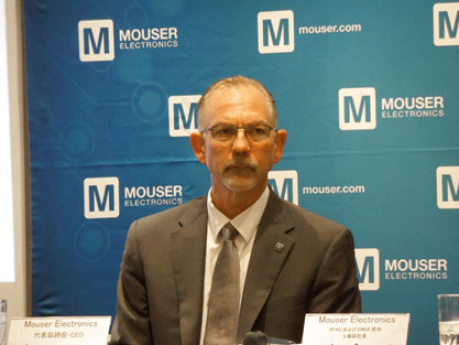 図1 MouserのPresident & CEOのGlenn Smith