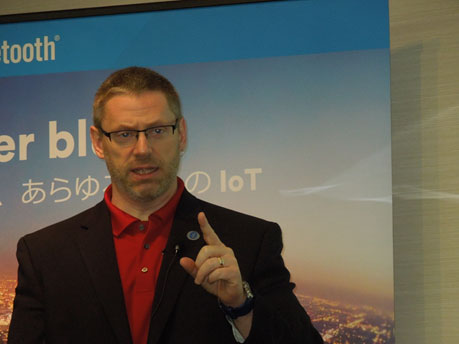 図1 Bluetooth SIG Director of Developer ProgramsのSteve Hegenderfer