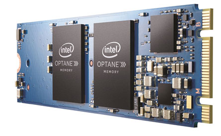 図1 3D-Xpointメモリを搭載したIntel Optaneメモリボード 出Z:Intel