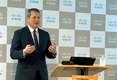 図1 Cisco Systems社Strategy, Technology and Innovation担当VPのDoug Webster