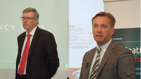 図1 NexperiaのGeneral Managers;Julian Humphreys(hu━)(左)とAchim Kempe(hu━)()
