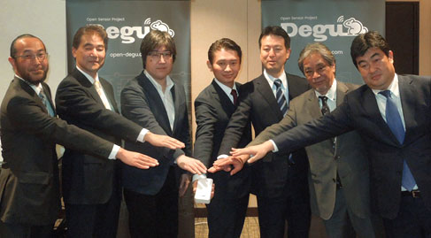 図1 Degu IoTプロジェクトで協する7社