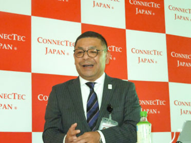 図1 コネクテックジャパン代表D締役社長の平田M