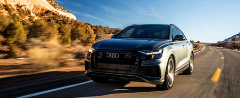図1 今vの実証実xに使うAudi 8Q SUV 出Z:Audi of America