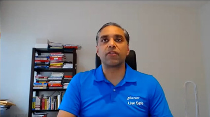 図1 Micron Technology世c工場担当峙VPのManish Bhatia 出Z:Micron Technology