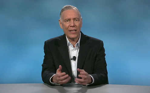図1 Applied Materials社CEOのGary Dickenson 出Z:Applied Materials Investor Meetingでのスクリーンショット