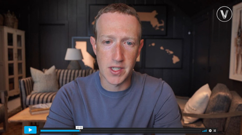 フランスViva Technologyに出演したMetaのMark Zuckerberg