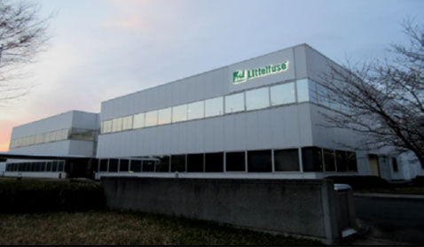図1 Littelfuseの筑S工場 出Z:Littelfusepr