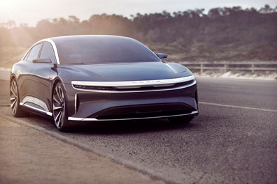 Teslaからスピンオフ、EVの「ベンツ」を`指すスタートアップLucid Motors社の最高級EVZLucid Air(本文とは直接関係ありません)
