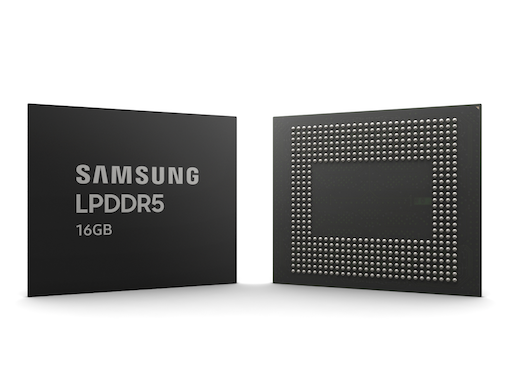 図1 16GBのLPDDR5 出Z:Samsung