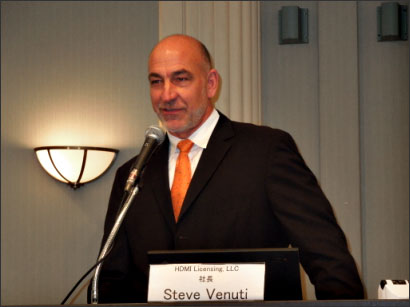 図1 HDMI Licensing社社長のSteve Venuti