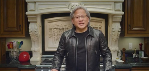 OΥå󤫤ֱ餹Nvidia CEOJensen Huang(hu)ZNvidia̖(ho)GTC21ǤΥ꡼󥷥åȤ