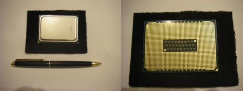 Opteron 6100シリーズの外形(左は表C、は裏C)