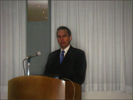 図1 AustriamicrosystemsのシニアVP兼GMのBernd Gessner