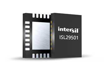 図1 {`を最j200cm±2cmでR定できるToFチップ jきさは4mm×5mmの24リードのTQFNパッケージ 出Z:Intersil