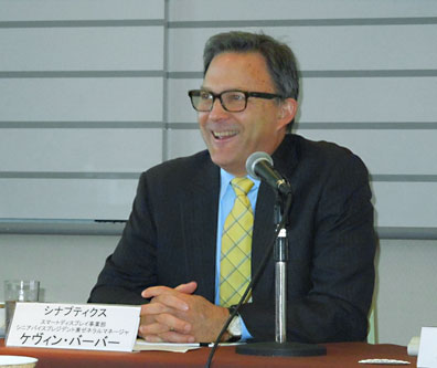 図1 Synaptics社Smart Display靆腑轡縫VP兼General ManagerのKevin Barber(hu━)