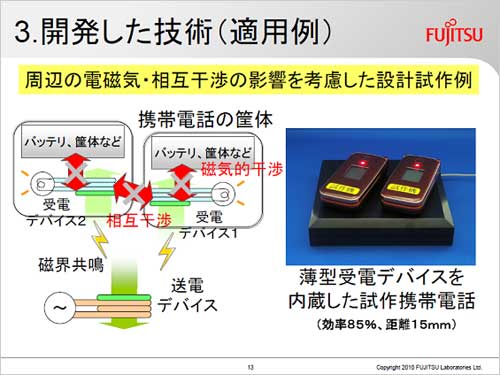 磁c共鳴のワイヤレス充電ステーション 複数の電Bを充電できる