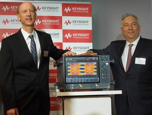 図1 Keysightの社長兼CEO Ron Nersesianと、シニアVP兼CTO Jay Alexander