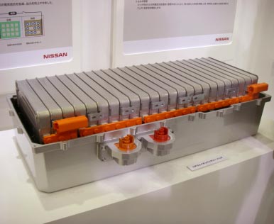 2009 人とクルマのテクノロジーに出tされた日のバッテリパック