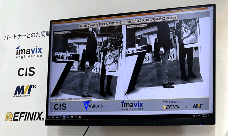 �Υ����˄Ӥ�SerDes�᡼����Valens������FPGA��Efinix���Ȥ����y